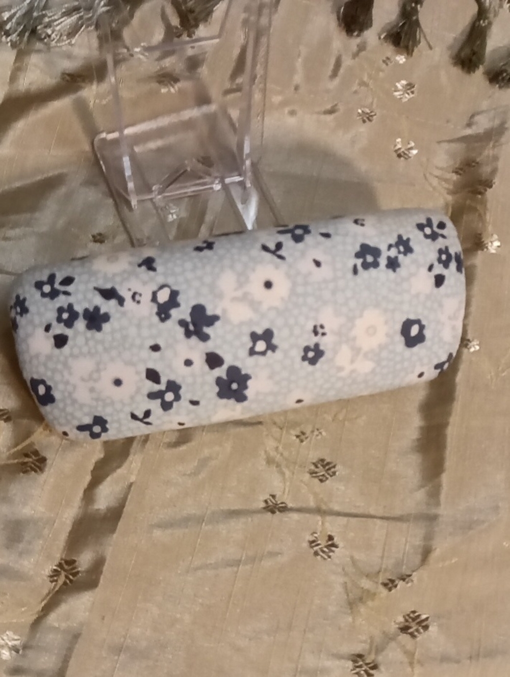 Vera Bradley Floral Print Blue and White Women's Sunglasses Case